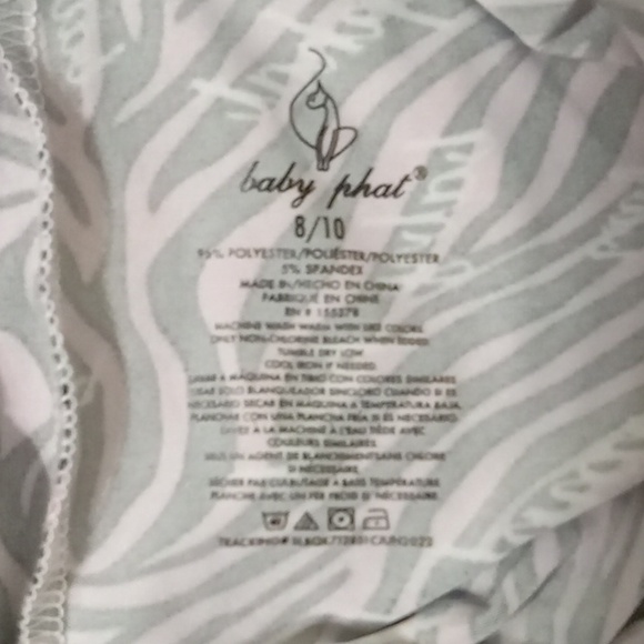 Girls tights, baby phat, size 8/10. - Picture 2 of 2